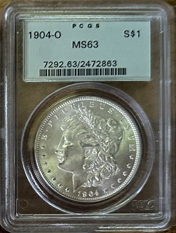 1904-O Morgan dollar